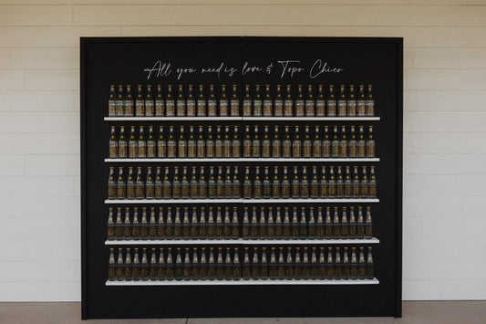 So La La Champagne Wall