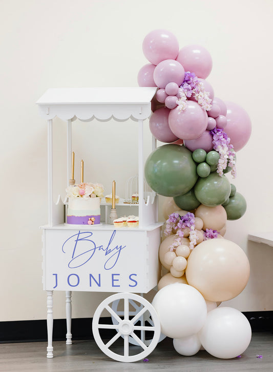 White Treat Cart