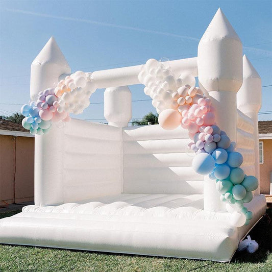 Dreamy White Bounce House - Time Capsule Events